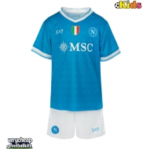 SSC Napoli Replica Home Minikit 2025-26 Short Sleeve (+ pants)